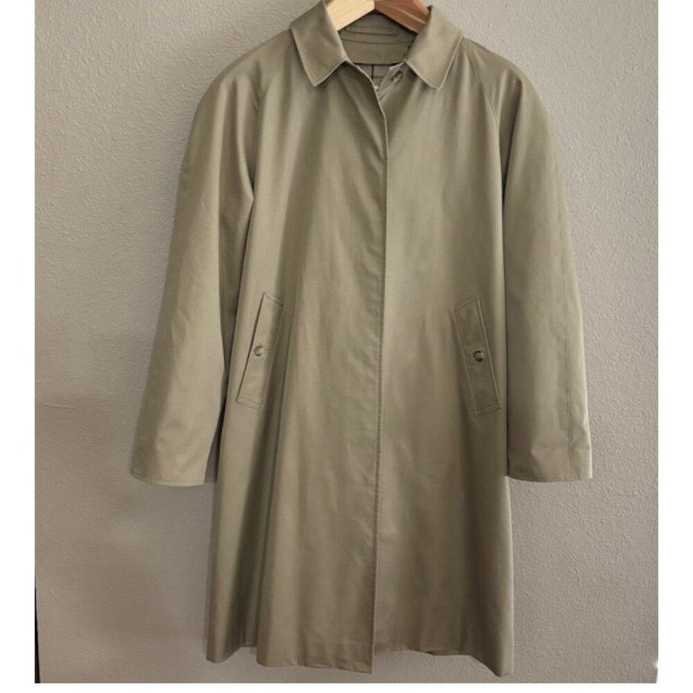 Burberry London Trench Coat 14R - Nova Check - Removable Liner - Heritage